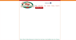 Desktop Screenshot of perryspizzarestaurant.com